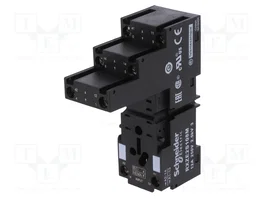 SCHNEIDER ELECTRIC Zócalo de 8 pines para raíl DIN 10A