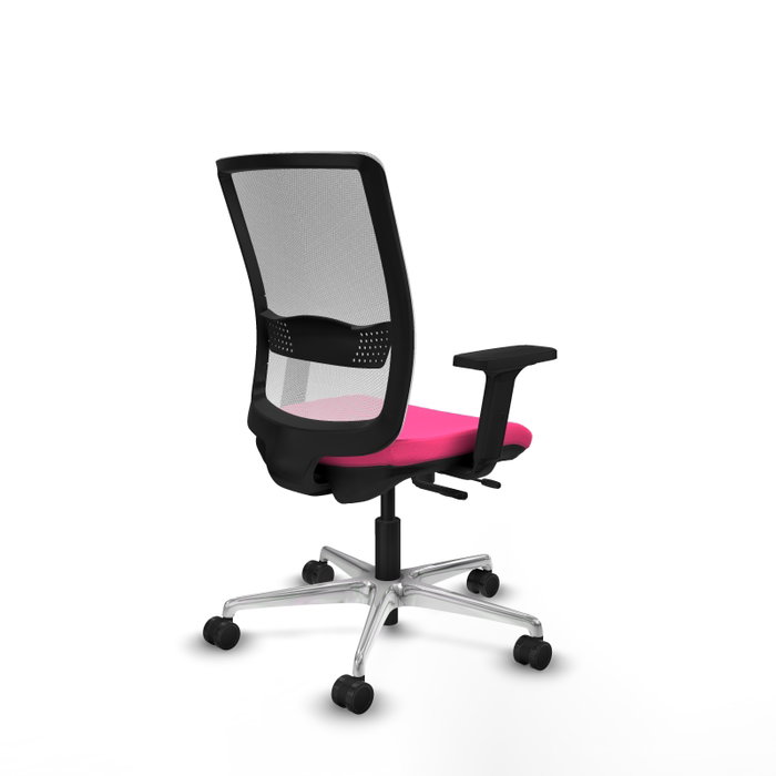 PIQUERAS Y CRESPO Silla de oficina Haches Rosa y Blanco PIQUERAS Y CRESPO Silla de oficina Haches Rosa y Blanco