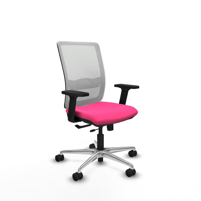 PIQUERAS Y CRESPO Silla de oficina Haches Rosa y Blanco PIQUERAS Y CRESPO Silla de oficina Haches Rosa y Blanco