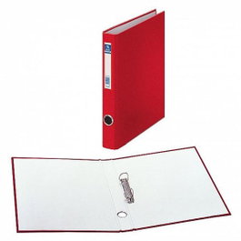 Dohe Carpeta de 2 anillas mixtas de 25 mm tamaño folio, rojo