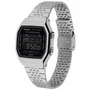 Casio Reloj Inteligente ABL para Hombre, Esfera Plateada y Negra, 38 mm, Acero Inoxidable