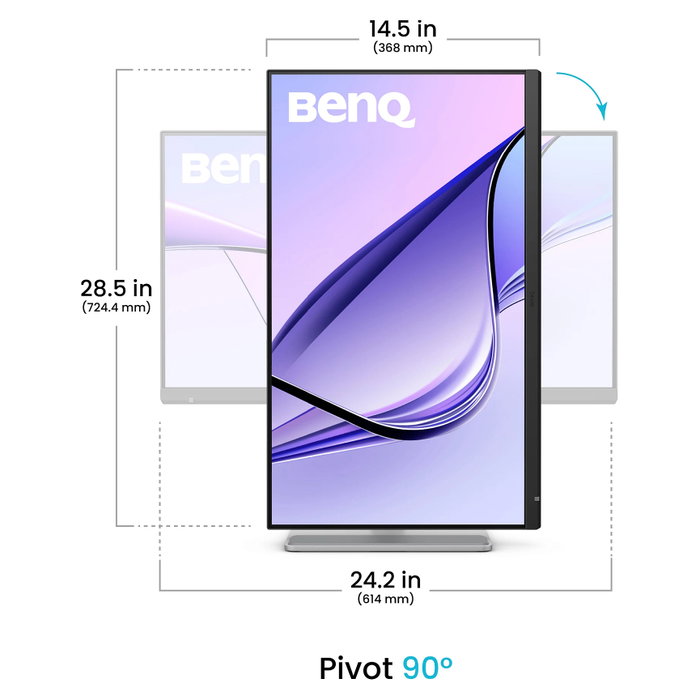 BenQ MA270S Monitor 27 pulg. 5K Ultra HD IPS 70Hz Blanco