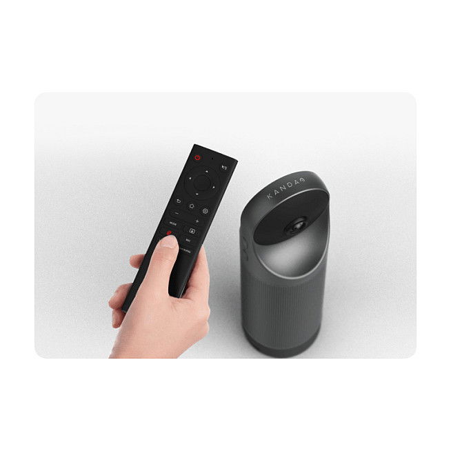 Kandao Meeting Pro Cámara de conferencia panorámica, 360 grados, video 4K, auto seguimiento, para reuniones híbridas y aulas inteligentes