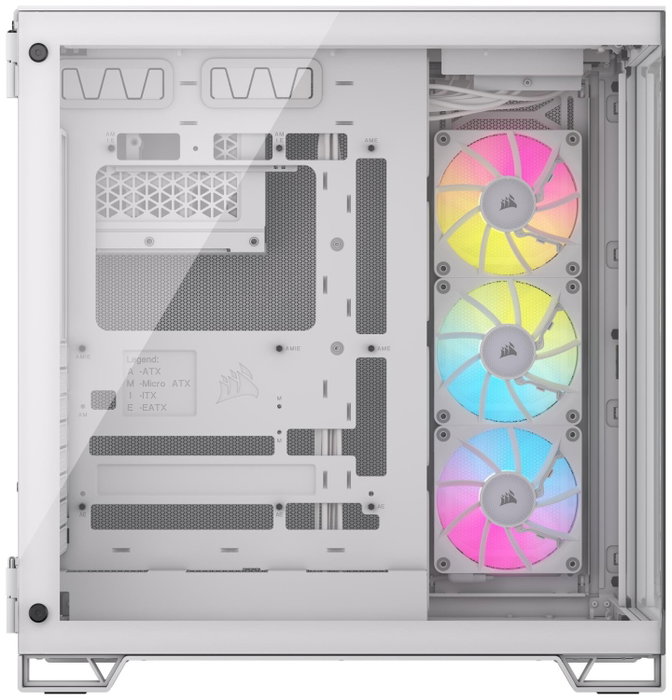 Corsair iCUE LINK 6500X RGB Midi Tower Caja de PC Blanco