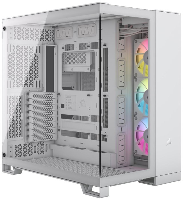 Corsair iCUE LINK 6500X RGB Midi Tower Caja de PC Blanco