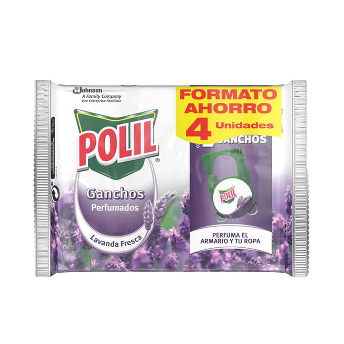 Polil Perfumador Antipolillas Lavanda Pack 4 Unidades Polil Perfumador Antipolillas Lavanda Pack 4 Unidades