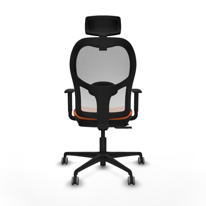 PIQUERAS Y CRESPO Silla de oficina Jorquera Naranja y Blanco PIQUERAS Y CRESPO Silla de oficina Jorquera Naranja y Blanco