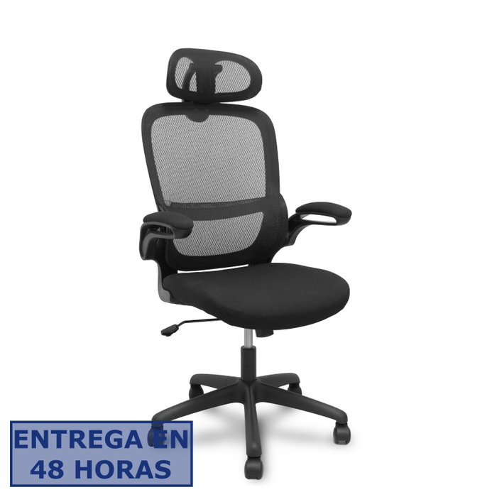 FORÖL Pro525 Silla de oficina ergonómica con brazos abatibles y cabecero FORÖL Pro525 Silla de oficina ergonómica con brazos abatibles y cabecero