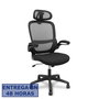 FORÖL Pro525 Silla de oficina ergonómica con brazos abatibles y cabecero
