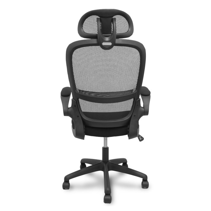 FORÖL Silla de Oficina Pro525 con Cabecero y Brazos Abatibles Negro FORÖL Silla de Oficina Pro525 con Cabecero y Brazos Abatibles Negro