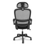 FORÖL Silla de Oficina Pro525 con Cabecero y Brazos Abatibles Negro