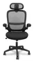 FORÖL Pro525 Silla de oficina ergonómica con brazos abatibles y cabecero