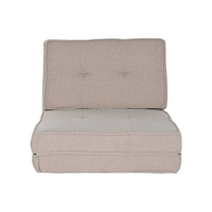 DKD Home Decor Sofá Cama de Metal Beige