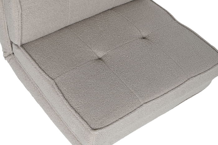 DKD Home Decor Sofá Cama Scandi Beige 76 x 60 x 70 cm Medida Cama 70x218