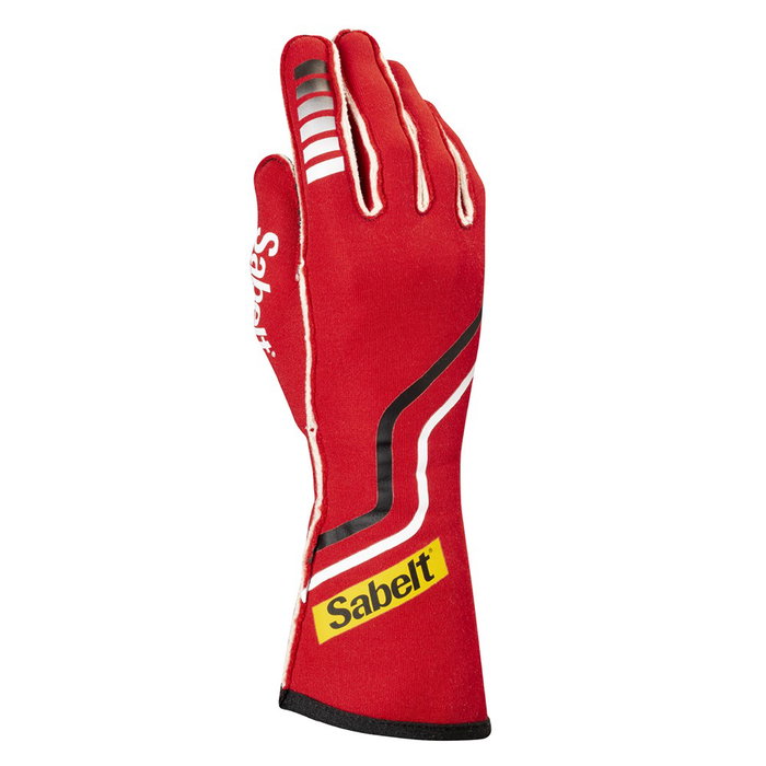 Sabelt SBRFTG10RS10 Guantes Hero Tg-10 FIA8856-2018 Ignífugos para Carreras con Palma de Silicio Reforzada Rojo Talla 10