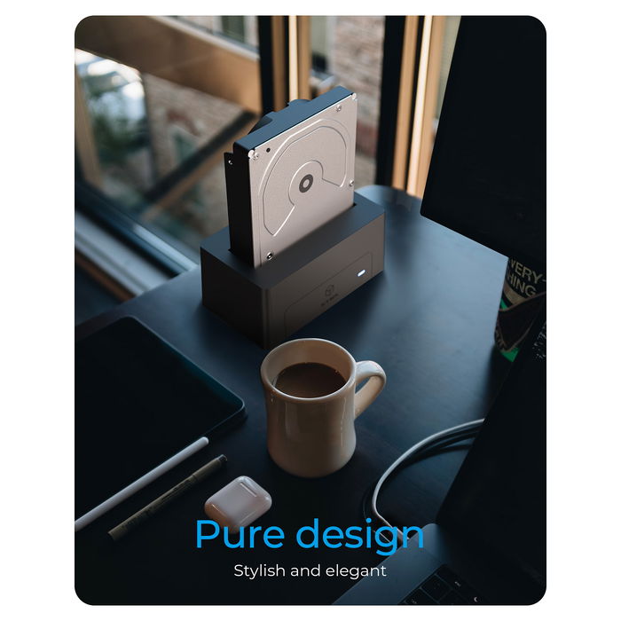 ICY BOX IB-1121-U3 Docking Station para 1x 2.5"/3.5" SATA I/II/III USB 3.2 Gen 1 Negro