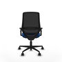 PIQUERAS Y CRESPO Silla de oficina Mardos Azul/Negro