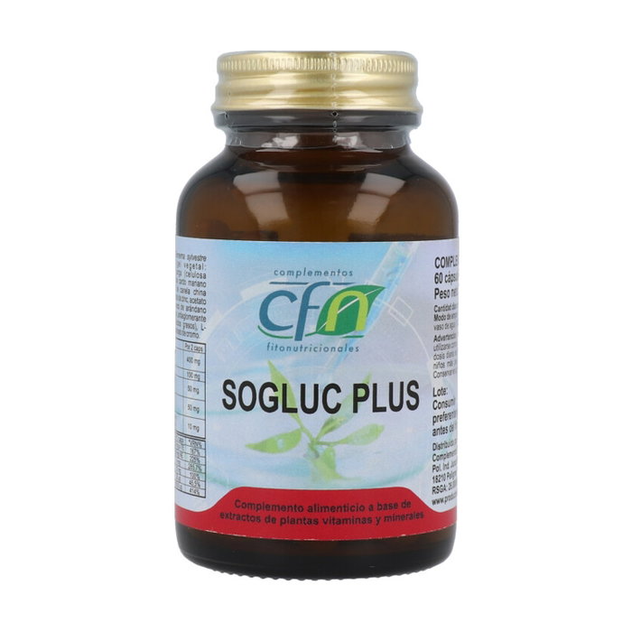 CFN Sogluc Plus 60 Cápsulas 520mg para Control de Glucosa en Sangre Diabetes CFN Sogluc Plus 60 Cápsulas 520mg para Control de Glucosa en Sangre Diabetes