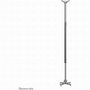 Neomounts ACL25-500BL Tubo de extensión para montaje de proyector, Negro, 89cm
