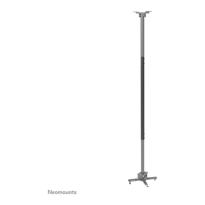 Neomounts ACL25-500BL Tubo de extensión para montaje de proyectores en techo, columna extensible negra de acero (0-890 mm), compatibilidad CL25-540BL1 y CL25-550BL1