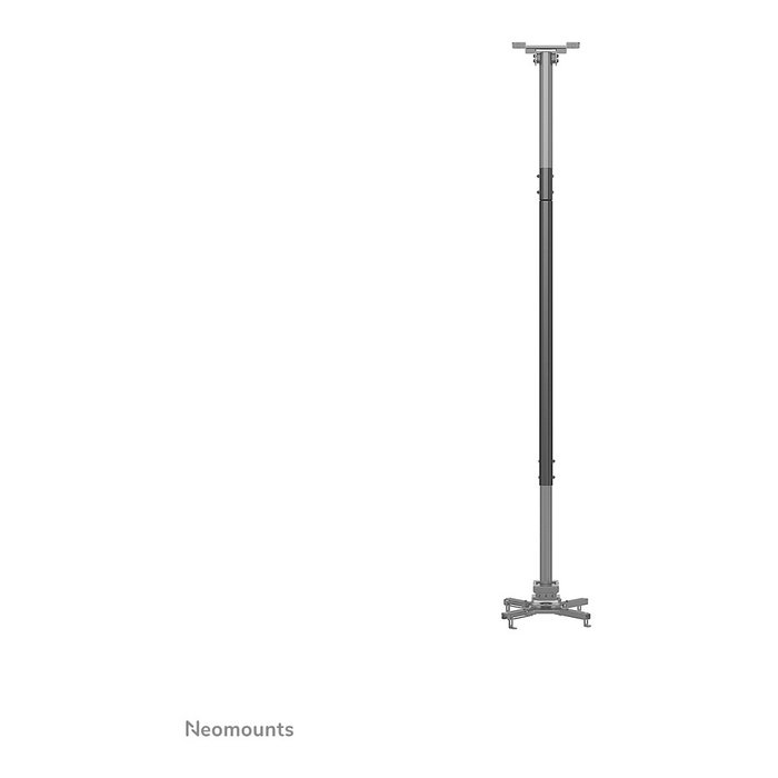 Neomounts ACL25-500BL Tubo de extensión para montaje de proyectores en techo, columna extensible negra de acero (0-890 mm), compatibilidad CL25-540BL1 y CL25-550BL1