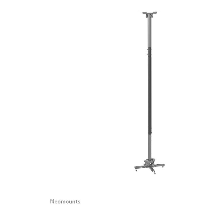 Neomounts ACL25-500BL Tubo de extensión para montaje de proyectores en techo, columna extensible negra de acero (0-890 mm), compatibilidad CL25-540BL1 y CL25-550BL1