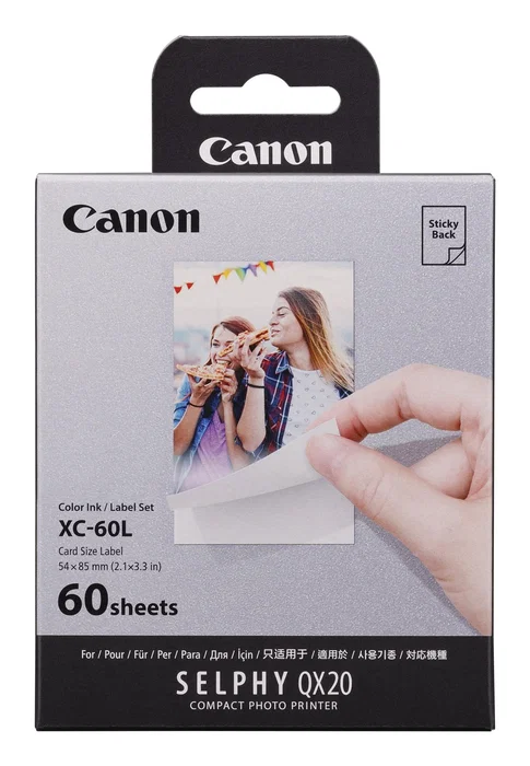 Canon XC-60L Pintar por sublimación 5.4x8.5 cm 60 piezas Canon XC-60L Pintar por sublimación 5.4x8.5 cm 60 piezas
