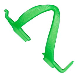 Supacaz Fly Cage Poly Portabidones de Policarbonato Verde Neón para Bicicleta Carretera/BTT 17x8x9 cm