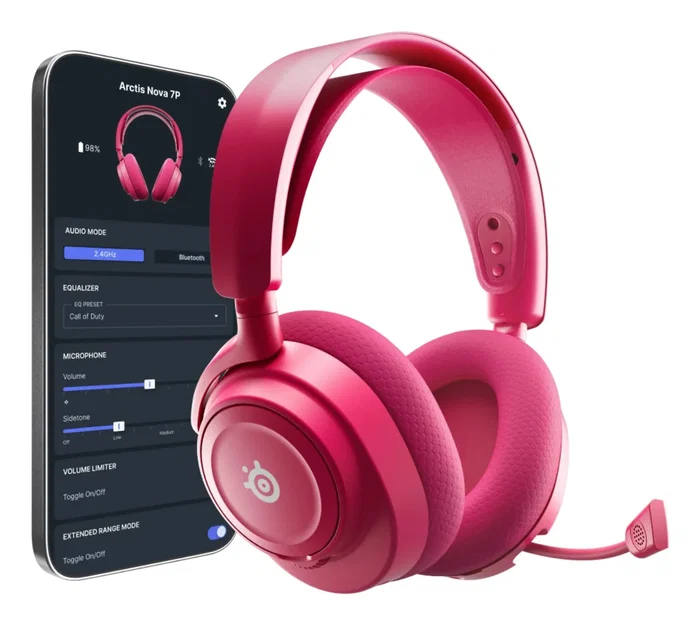 SteelSeries Arctis Nova 7P Gen 2 Auriculares Inalámbricos Magenta SteelSeries Arctis Nova 7P Gen 2 Auriculares Inalámbricos Magenta