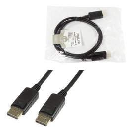 LogiLink Cable DisplayPort a DisplayPort de 10m, negro