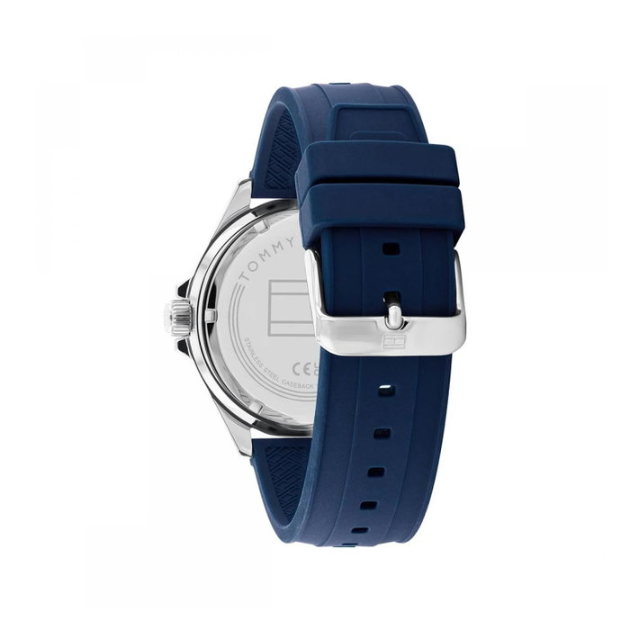 Tommy Hilfiger 1792009 con correa azul y caja gris