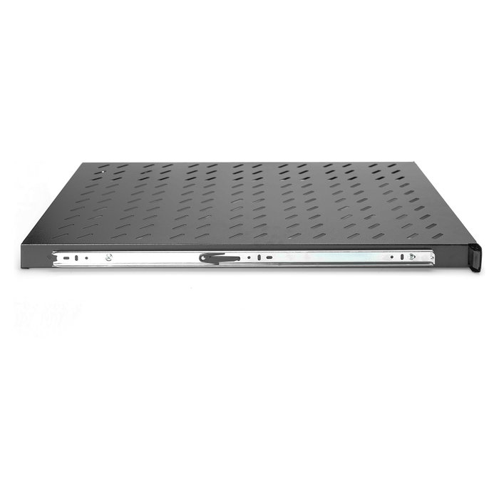 Digitus Balda Extraíble para Armario 1HE 30x483x720mm, Capacidad 65kg, Negra