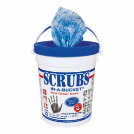Scrubs Toallitas lavamanos con fragancia cítrica