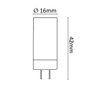 Asalite Bombilla LED G4 2W 220Lm 3000K IP20 [ASAL-0097