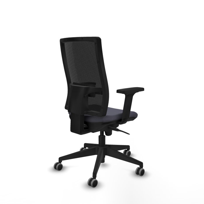 PIQUERAS Y CRESPO Silla de oficina Horna con mecanismo Sincro, Gris oscuro y Negro PIQUERAS Y CRESPO Silla de oficina Horna con mecanismo Sincro, Gris oscuro y Negro