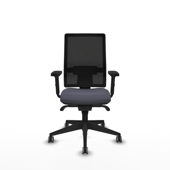 PIQUERAS Y CRESPO Silla de oficina Horna con mecanismo Sincro, Gris oscuro y Negro PIQUERAS Y CRESPO Silla de oficina Horna con mecanismo Sincro, Gris oscuro y Negro