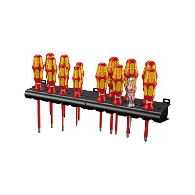 Wera 05105631001 Kraftform Big Pack 100 VDE Juego de Destornilladores con Aislamiento (14 Piezas, Phillips, Pozidriv, Torx) Wera 05105631001 Kraftform Big Pack 100 VDE Juego de Destornilladores con Aislamiento (14 Piezas, Phillips, Pozidriv, Torx)