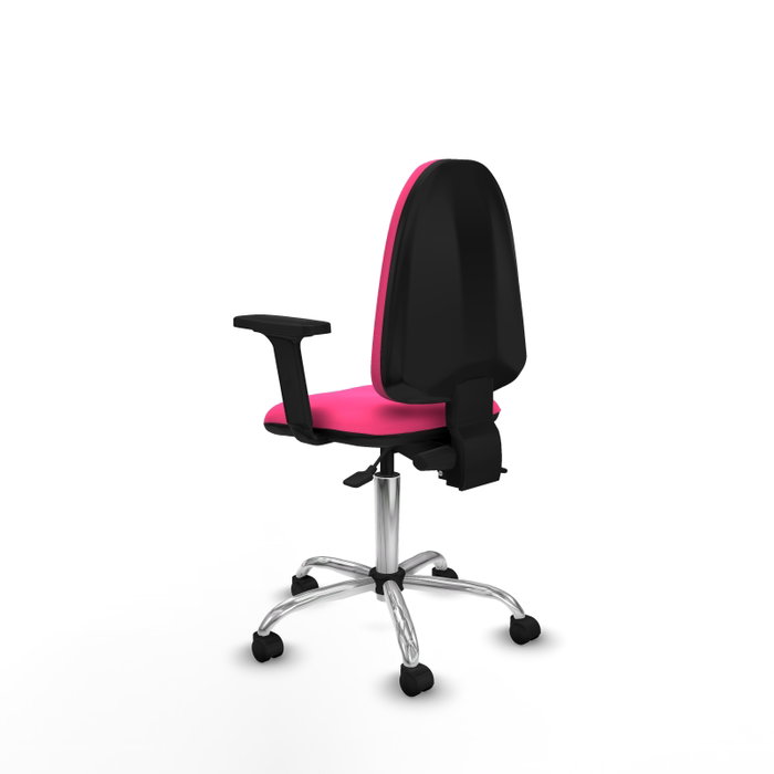 PIQUERAS Y CRESPO Silla de oficina Aýna Rosa con mecanismo Asincro