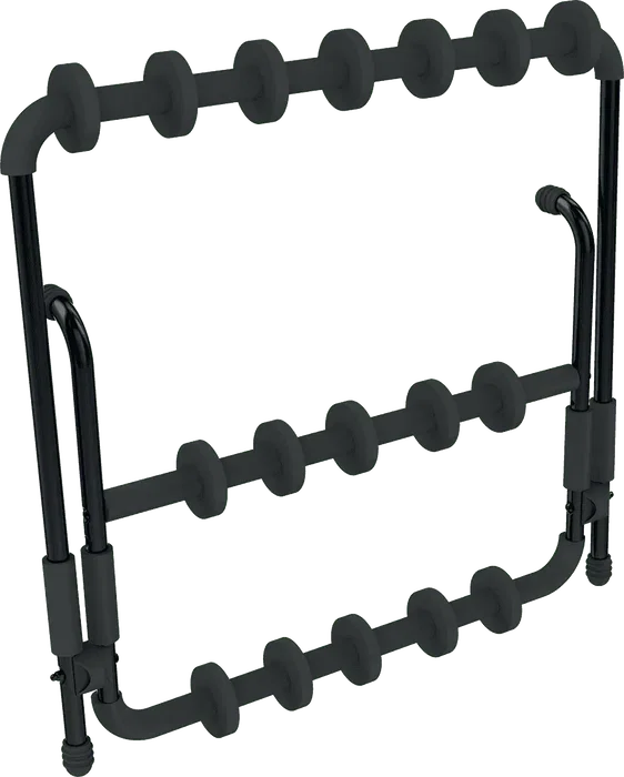 Quiklok Soporte Guitarra Universal Suelo Pack 6 Unidades Negro Acero Plegable 2.60 kg