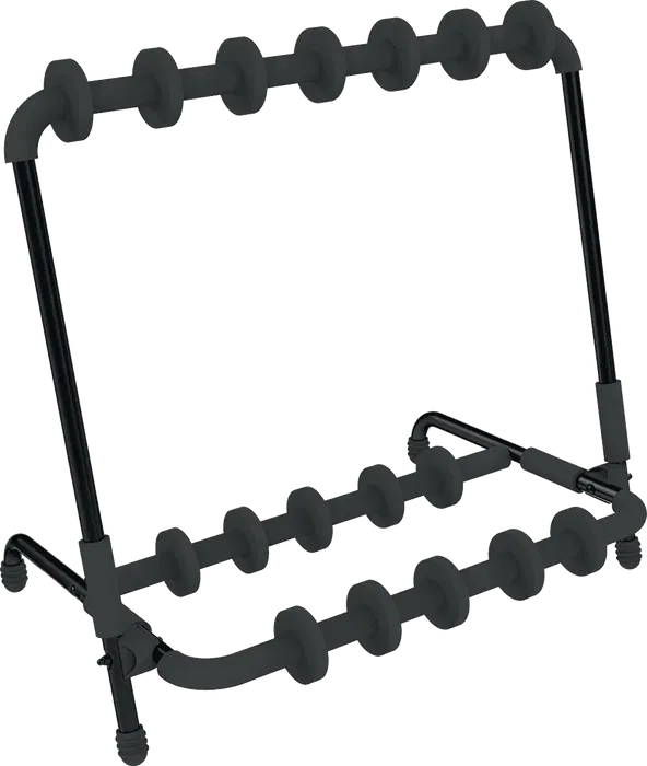 Quiklok Soporte Guitarra Universal Suelo Pack 6 Unidades Negro Acero Plegable 2.60 kg