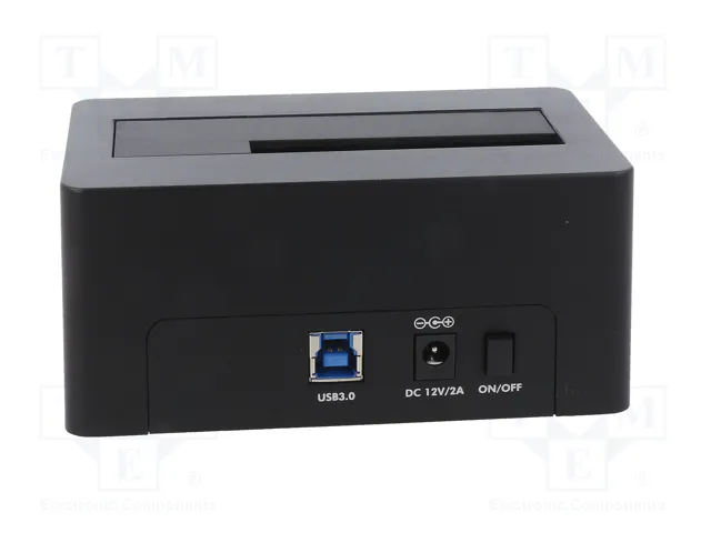 LOGILINK Estación de acoplamiento USB 3.0 y USB 2.0, negro