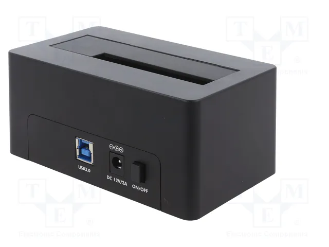 LOGILINK Estación de acoplamiento USB 3.0 y USB 2.0, negro