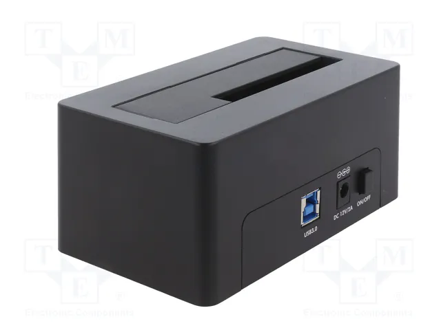 LOGILINK Estación de acoplamiento USB 3.0 y USB 2.0, negro