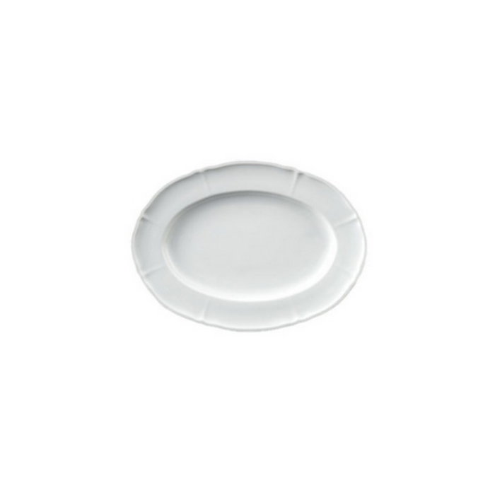 Langenthal Fuente Oval Barroco - Fuente de porcelana ovalada para vajilla, 29x22 cm (Set de 6)