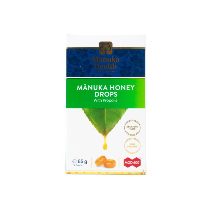 MANUKA HEALTH Caramelos de Miel de Manuka MGO 400+ con Propóleo y Vitamina C 65g MANUKA HEALTH Caramelos de Miel de Manuka MGO 400+ con Propóleo y Vitamina C 65g