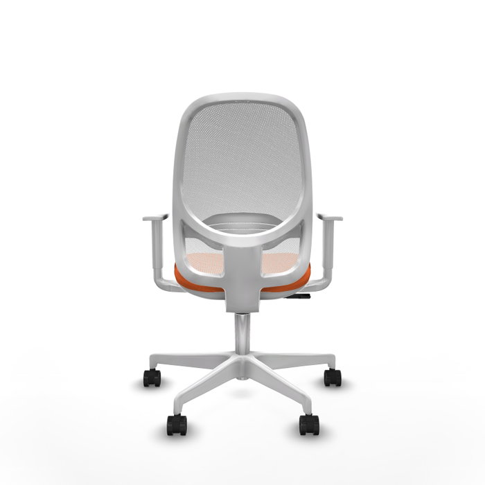 PIQUERAS Y CRESPO Silla de oficina Cilanco Naranja y Blanco PIQUERAS Y CRESPO Silla de oficina Cilanco Naranja y Blanco