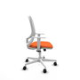 PIQUERAS Y CRESPO Silla de oficina Cilanco Naranja y Blanco