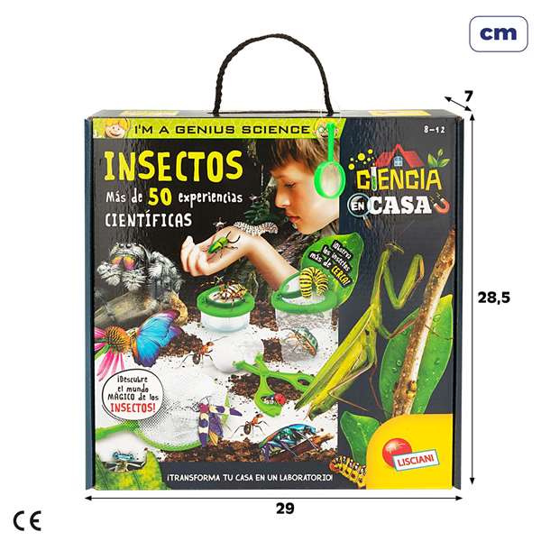 Juego pequeño genio descubriendo los insectos ¡más de 50 experiencias científicas!
