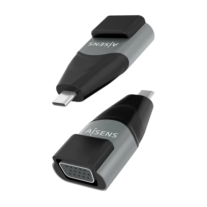 Aisens Adaptador USB-C a VGA Aluminio Gris A109-0863