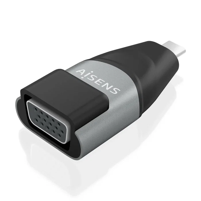 Aisens Adaptador USB-C a VGA Aluminio Gris A109-0863
